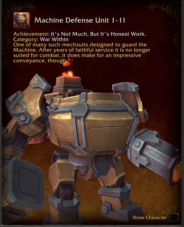 Awakened the Machine Mount